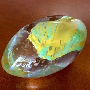 Hand Blown Glass from Malta, Egg Shape